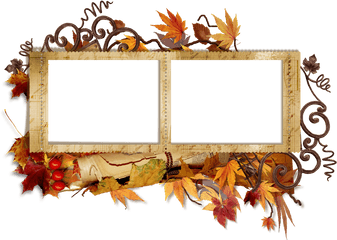 Fall Transparent Png Frame - Frames For Collage Png