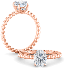 When Two Hearts Become One - Danhov Classico Engagement Ring Solid Png