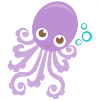 Cute Octopus - Free PNG