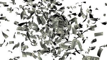 Money Falling Free Transparent Image HQ - Free PNG