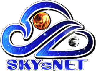 Skysnet Logo Cloud Sun Moon Sticker By Skyu0027s Design - Language Png