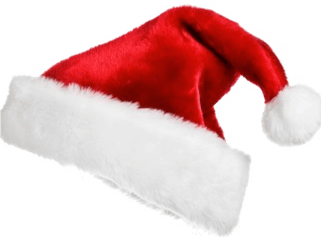 Santa Hat With Transparent Background - Santa Hat Santa Claus Png Clothes