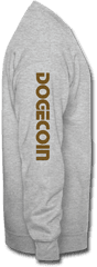 Dogecoin Crewneck Sweatshirt - Crew Neck Png