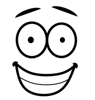 Pic Emoji Art Outline Face - Free PNG