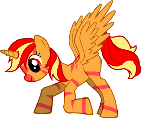 My Other Oc Pony Fire Spark Little Friendship - Cartoon Png