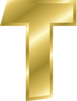 Alphabet Gold Free Download Image - Free PNG