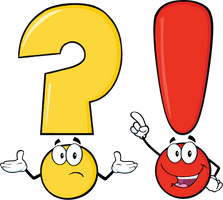 Exclamation Text Punctuation Question Yellow Mark - Free PNG
