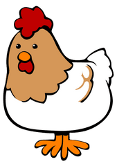 Chicken Cartoon 04 - Chicken Cartoon Png