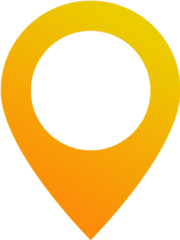 Google Map Icon Png - Orange Map Marker Icon