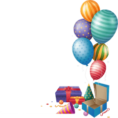 Happy Birthday Balloon Png - Happy Birthday Gift Png