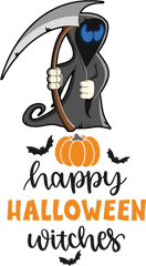 Halloween Logo Text Design For Happy - Fictional Character Png