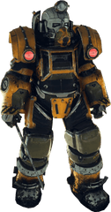 Excavator Power Armor - Excavator Armor Fallout 76 Png