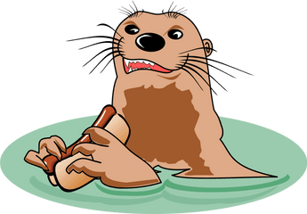 Download Big Image - Otter Hot Dog Full Size Png Image Clip Art