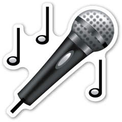 Emoji Stickers - Mic Emoji Png