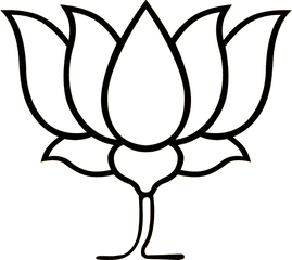 Lotus Clipart Logo Bjp - Bjp Logo Png