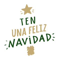 Ten Una Feliz Navidad Lettering Message - Mensaje De Feliz Navidad Png