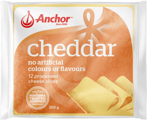 Anchor Cheddar Cheese Slices - Snack Png