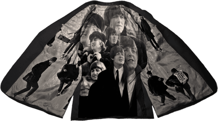 Fab Four - Monochrome Png