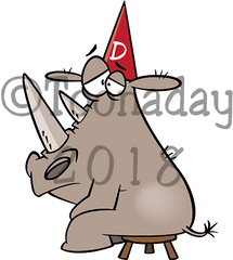 Rhinodunce - Clip Art Png