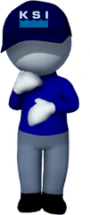 Download Thinking With Ksi - Cartoon Png