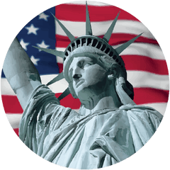Usa Flag Knob Sticker - Statue Of Liberty Full Size Png 751 Petition To Remove Conditions Of Residence