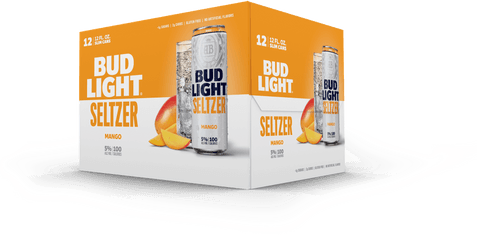 Bud Light Seltzer Mango 12 - Bud Light Seltzer Strawberry 12 Pack Png