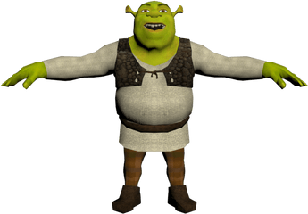 Shrek Png - Shrek T Pose Transparent