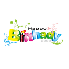 Happy Birthday Text Art Design In Png - Word Art Happy Birthday