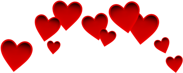 Red Heart Emoji - Black Heart Crown Png Hd Png Download Transparent Red Heart Crown