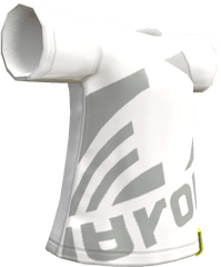 Nintendo Switch - Splatoon 2 White Deca Logo Tee The Cylinder Png