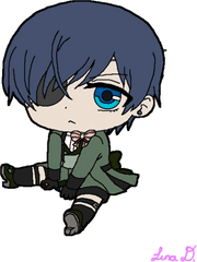 Pixilart - Black Butler Stickers Ciel Png