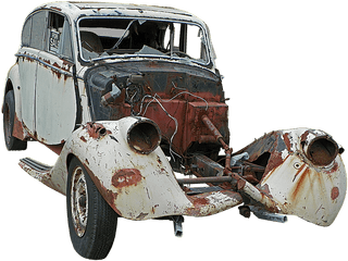 Go To Image - Old Rusty Car Png