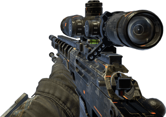 Download Hd Black Ops 2 Sniper Png For Kids - Bo2 Ghost Camo Black Ops 2 Gun Png