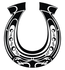 Drawn Horseshoe Transparent Background - Horseshoe Transparent Png