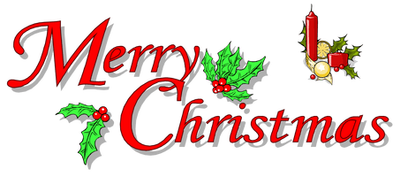 Merry Christmas Text Picture - Free PNG