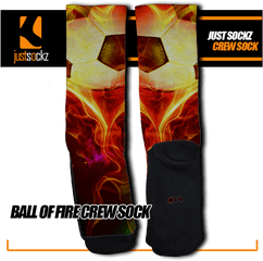 Ball Of Fire - Nike Basketball Socks Space Jam Png