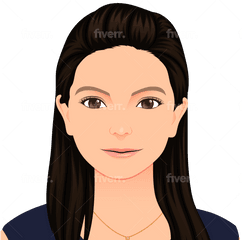 Draw Cute Cartoon Avatar And Funny Emojis From Your Photo - For Women Png