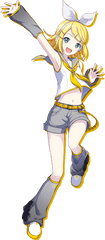 Kagamine Rin - Len Kagamine Danganronpa Style Png