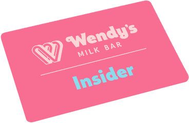 Wendys Milk Bar Insider - Paper Png