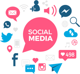 Social Media Png Background Image - Social Media Marketing Logo