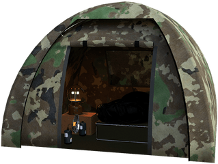 Tent Camo Camping - Camo Tent Png