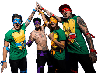 Pierce The Veil Ninja Turtles - Band Pierce The Veil Png