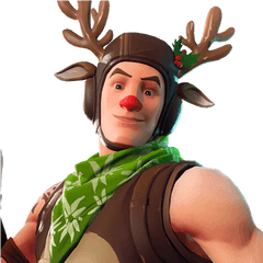 Red - Red Nose Ranger Fortnite Png