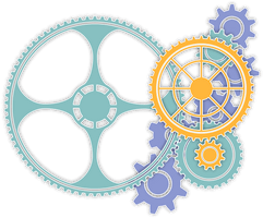 Wheels Gears Colorful Download HQ - Free PNG