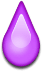 Download Tear Purple Crying Tears Drop - Purple Drop No Background Png