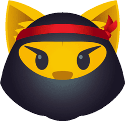 Ninja Cat Joypixels Gif - Ninjacat Cat Joypixels Discover U0026 Share Gifs Fictional Character Png