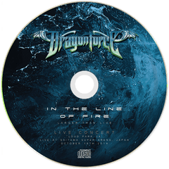 Cadiesart - Dvd Packaging Dragonforce In The Line Of Fire Blu Ray Label Png