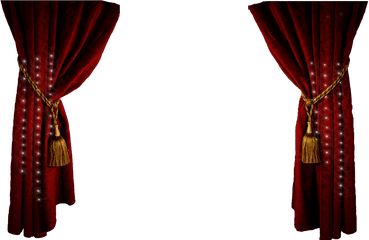 Free Red Stage Curtains Png Download - Theater Curtains Png