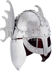 Viking Winged Helm Helmet Leather Armor Medieval - Viking Armor Png