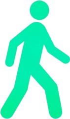 Stick Person Walking Png Cartoon Pngimagespics - Stick Man Walking